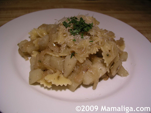 Farfalle With Potatoes