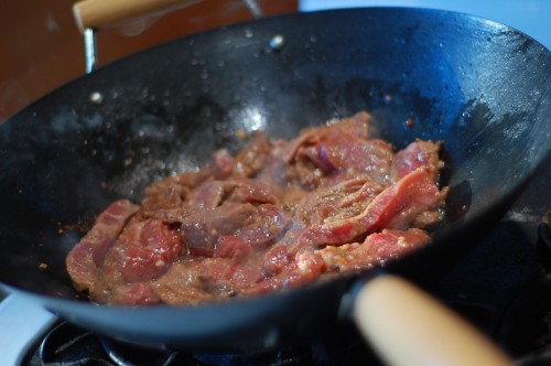 saute meat saute meat