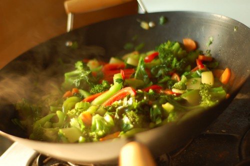 saute veggies