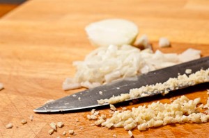 diced onion and minced garlic diced onion and minced garlic