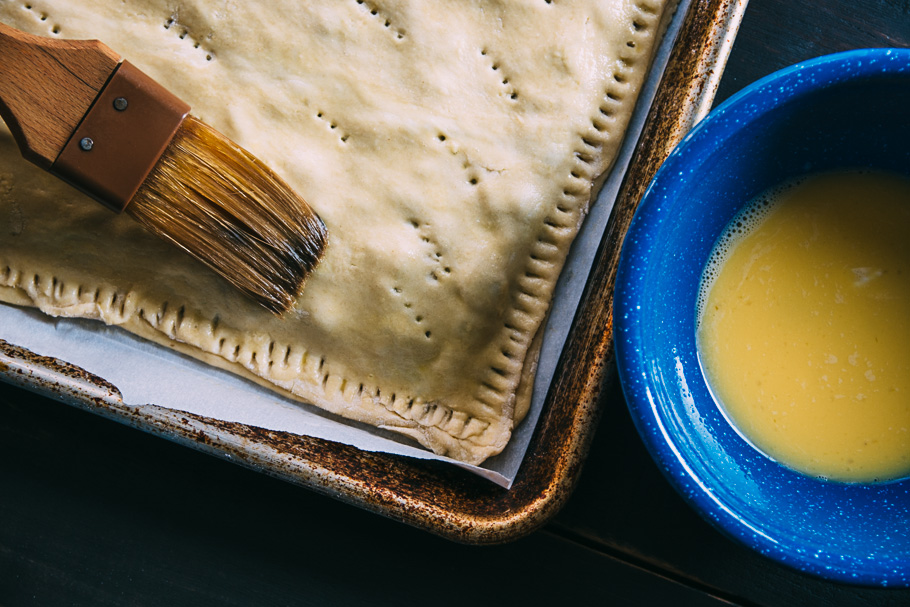 brush with egg wash