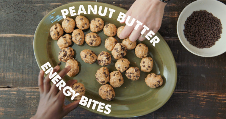 NO BAKE Peanut Butter Energy Balls Video Recipe