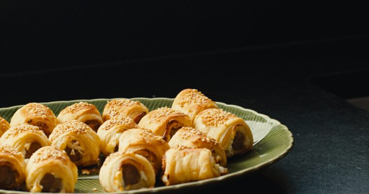 Simple Puff Pastry Sausage Rolls