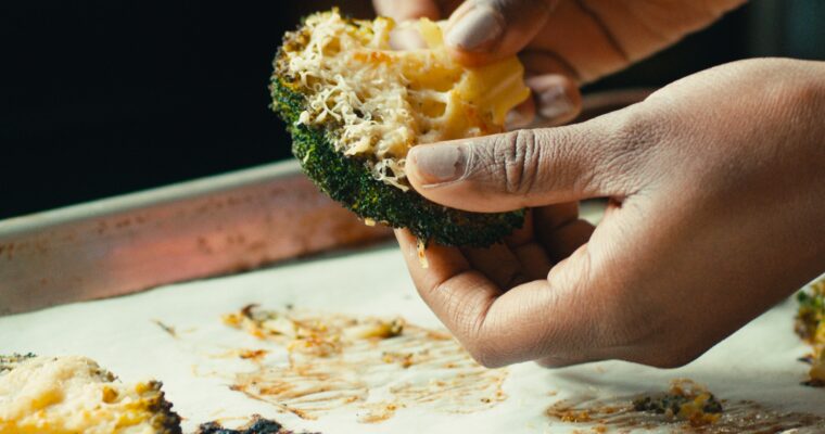 Parmesan-Kissed Roasted Broccoli